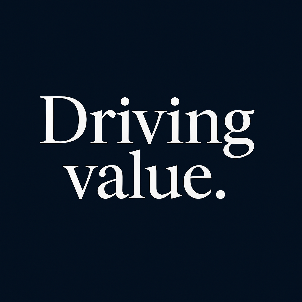 Driving value.